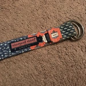Vineyard Vines Patchwork D Ring Belt Large Used